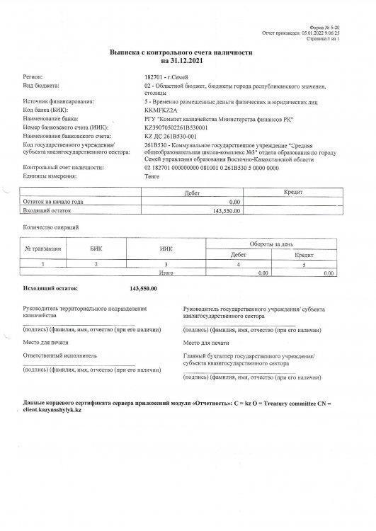 СВЕДЕНИЯ ПО БЛАГОТВОРИТЕЛЬНОМУ СЧЕТУ