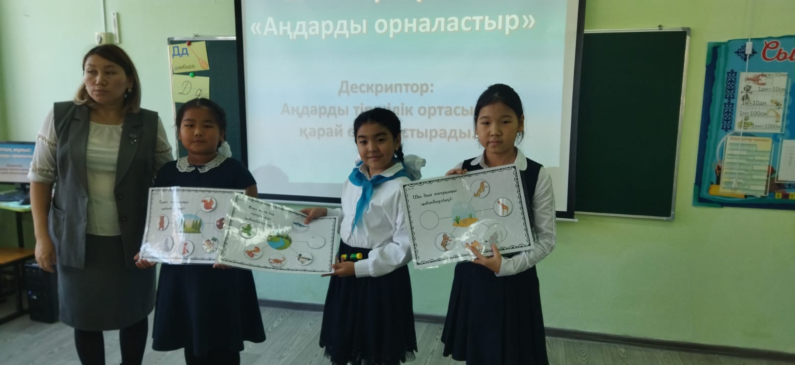 3”Б”сыныбында "Баршаға және жекеге арналған мектеп жобасы бойынша “Кураторлық әдістеме" негізінде "Жануарлар қайда тіршілік етеді?” тақырыбында сабақ өткізілді.