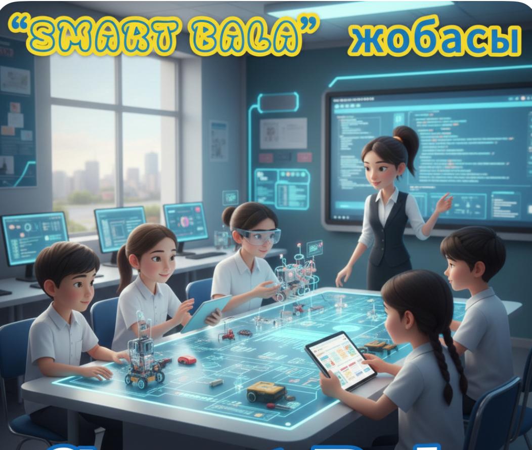"Smart Bala" жобасы аясында 5 сыныптардан құралған “Тапқырлар” және “Ақылдылар” командасы арасында  “Цифрлық әлем” атты интеллектуалды сайыс өткізілді.